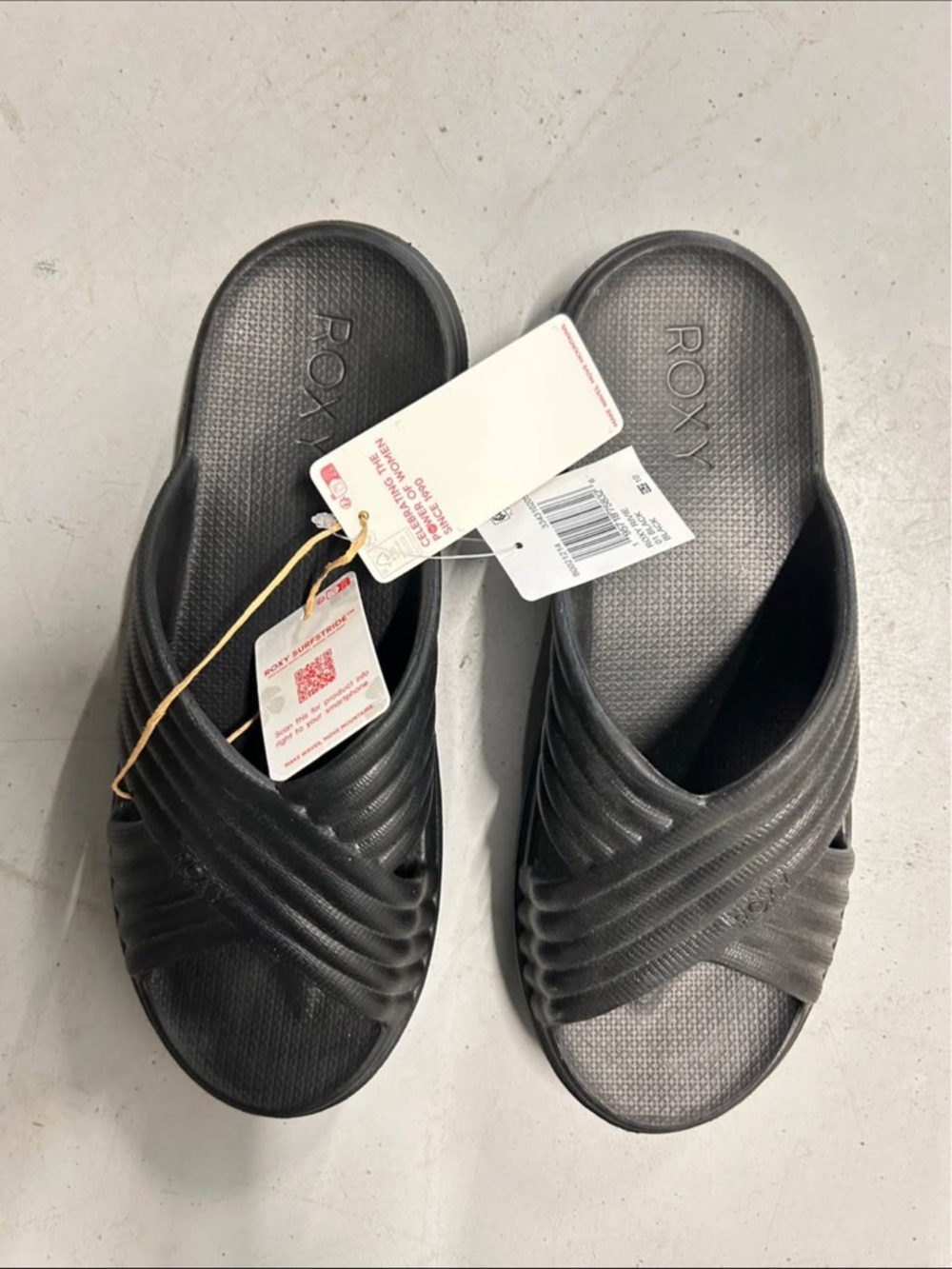 NWT- Roxy Rivie Slide Sandals in Size 10 - Picture 4 of 4